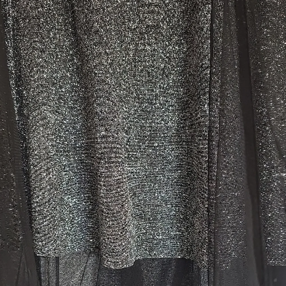 She + Sky Black Sparkle Midi Skirt - Picture 3 of 8